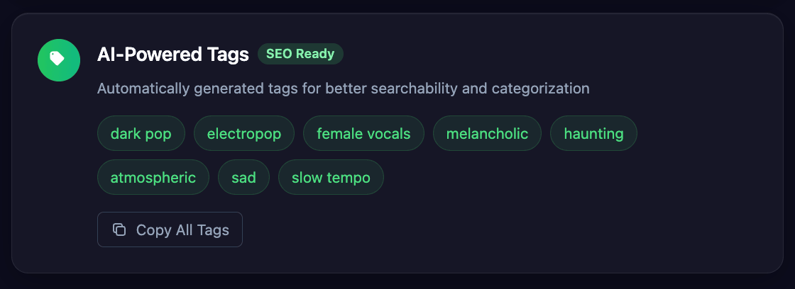 AI-Generated SEO Tags